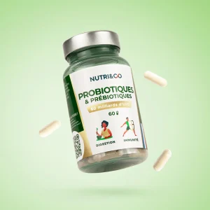 Probiotiques et prébiotiques en gélule - Nutri&Co