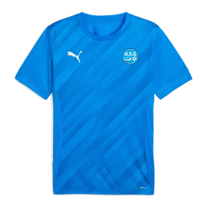 MAILLOT D&rsquo;ENTRAINEMENT GRAPHIQUE BLEU ADULTE