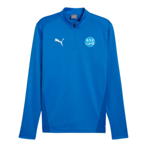 SWEAT 1/4 ZIP BLEU ADULTE