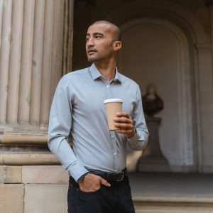 Chemise laine merinos grande taille sur-mesure