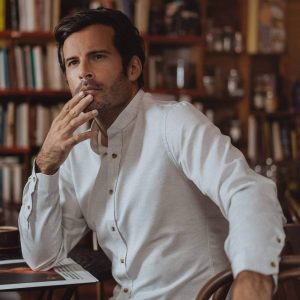 Chemise twill écologique français grande taille sur-mesure