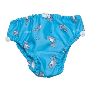 Couche de bain ajustable - Dauphin bleu