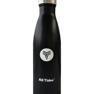Bouteille d'eau en acier inoxydable All Tides - Noir