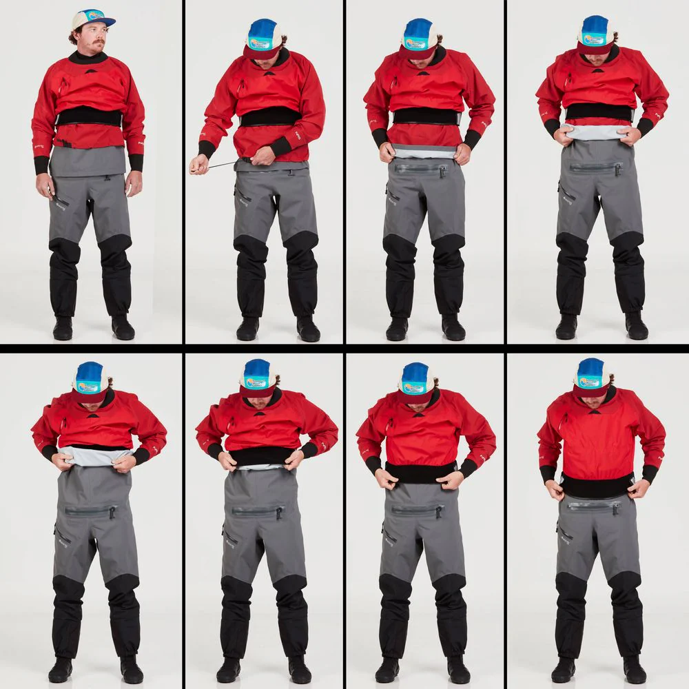 Salopette étanche Recoil GORE-TEX Pro Dry Bib de NRS - 2024 – Image 7