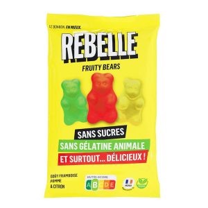 Rebelle – Fruity Bears 50g Apple Lemon Raspberry