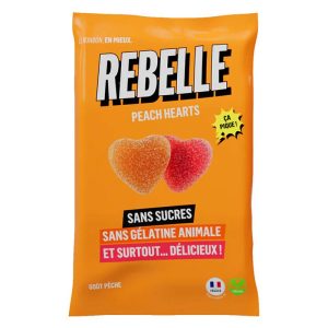 Rebelle – Peach Hearts 50g Peach