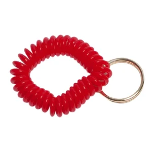 Bracelet spirale pour sifflet - Rouge