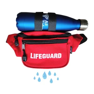 Pochette A La Taille Deluxe Rouge "Lifeguard"