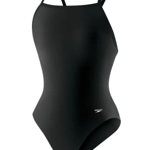 Maillot de bain une-pièce Flyback Endurance+ pour filles - Noir