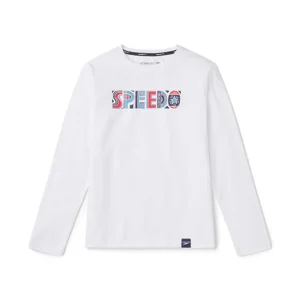 SW00312900-110_01_alltides.jpgv1713277367 T-Shirt de natation à manches longues Graphique pour enfants - Blanc