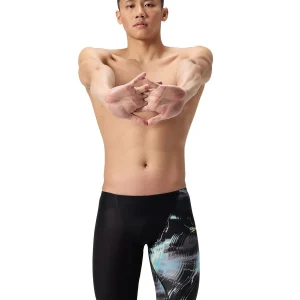 Maillot de compétition Fastskin LZR Pro 2.0 Jammer pour hommes - Electro Static/Noir