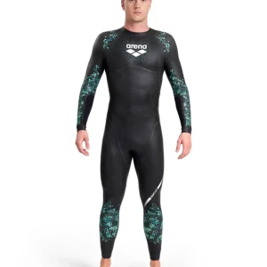 Combinaison d'eau libre Storm pour hommes - Corail/Bleu/Noir