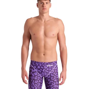 Maillot de compétition Powerskin St Next Jammer pour hommes E.L. - Leopard Skin Violet