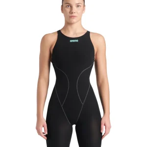 Maillot de compétition Powerskin Impulso Open Back pour femmes - Noir