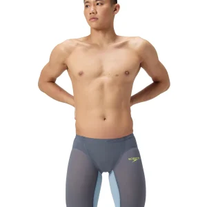 Maillot de compétition Fastskin LZR Pure Valor 2.0 Jammer pour hommes - Grey Lead/Acadia Blue