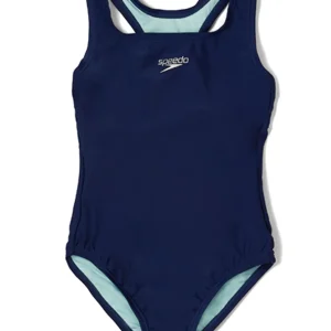 Maillot de bain une-pièce Racerback pour filles - Marine