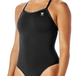 Maillot de bain une-pièce Diamondfit Durafast Elite Solid pour femmes - Noir