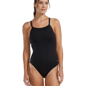 SWDFSO-001_01_alltides_37ceb6d6-a690-4583-9ab2-b9832657df3d.jpgv1741011054 Maillot de bain une-pièce Diamond Controlfit Durafast Elite Solid pour femmes - Noir