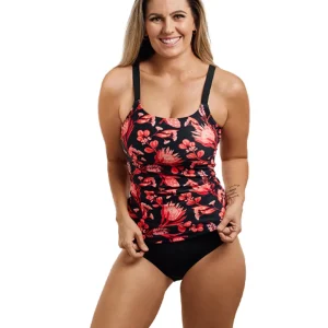 Haut de maillot de bain Scoop Neck Tankini pour femmes - Acacia Rose