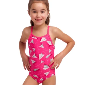 Maillot de bain une-pièce Toddler pour filles - Paper Pink