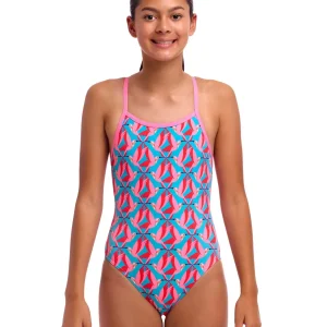 Maillot de bain une-pièce Single Strap pour filles - Hummy Bunny