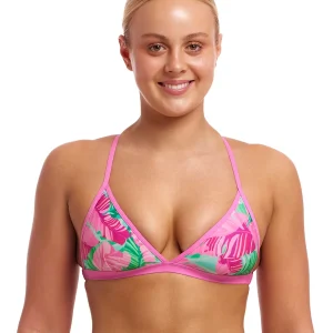 Haut de maillot de bain Tri pour femmes - Tropic palm