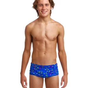 Brief de natation Sidewinder Trunk pour garçons - Blacked Up