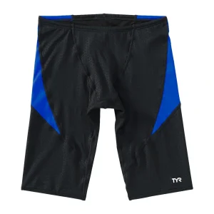 Cuissard de natation Durafast Elite Hexa Curve Splice pour garçons - Noir/Bleu