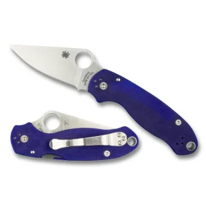 Couteau Para 3 G-10 CPM S110V de Spyderco (C223GPDBL)