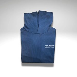 Sweatshirt à capuche oversize écoresponsable Bleu Navy MS