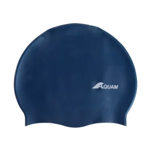 Bonnet de natation en silicone - Marine