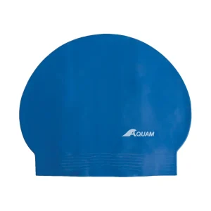 Bonnet de natation en latex - Bleu