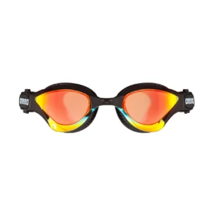 Lunettes de natation Cobra Tri Swipe Mirror - Noir/Jaune cuivre/Mirroir