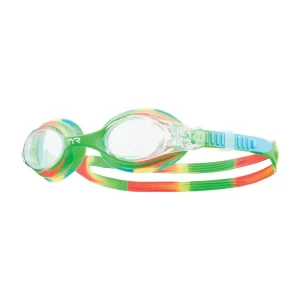 TR-45615-GC_alltides_2e0ce841-bff0-447f-9516-a1b8160b811b.jpgv1714143613 Lunettes de natation Swimple Tie-Dye pour enfants - Vert/Orange