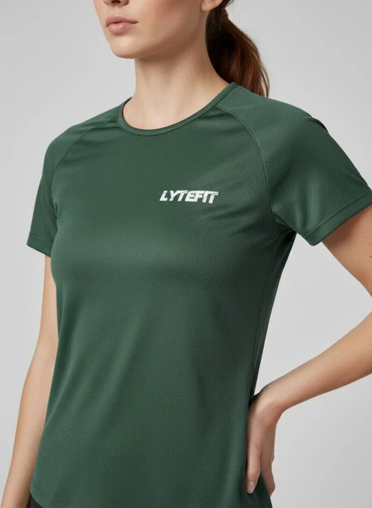 Tee-Shirt Fit Femme - Vert Forêt