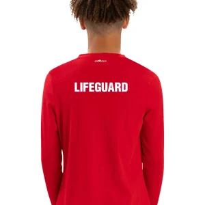 VE-92116_02_alltides_41ae5a57-4095-4fd8-9e52-c503f162b323.jpgv1718715437 Rashguard à manches longues Lifeguard unisexe - Rouge