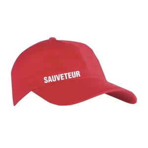 Casquette ''Sauveteur'' – Rouge