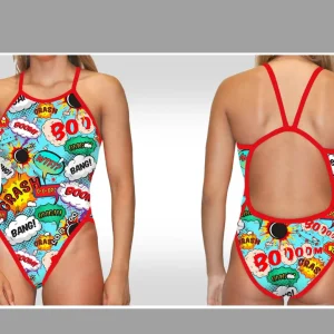Maillot femme Pop art