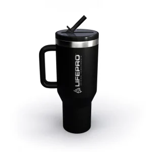 Life Pro Travel Mug Black 1.2l