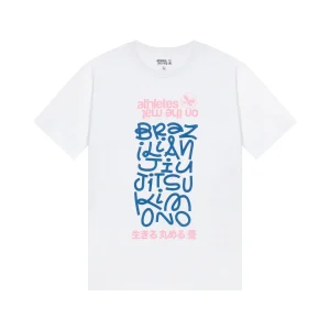 T-shirt col rond, Line, Blanc